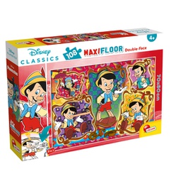 [80702] PUZZLE SUPERMAXI PINOCCHIO 108 PEZZI 70X50CM LISCIANI
