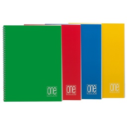 [59545] QUADERNO A5 SPIRALATO 4mm s/fori 80gr 60fg ONE COLOR BLASETTI