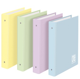 [89454] Raccoglitore 4 anelli D30mm 26X32cm colori ass. Pastel One Color Blasetti