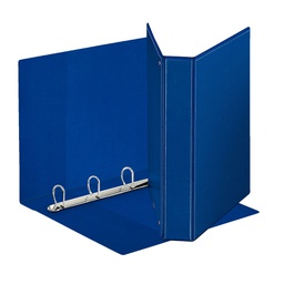 [80301] Raccoglitore DISPLAY MAXI 22x30cm 4D H40mm blu personalizzabile ESSELTE