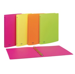 [86326] Raccoglitore PPL 22x30mm 4R dorso 15 colori assortiti neon Favorit