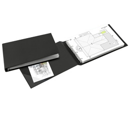 [94153] Raccoglitore SANREMO 2000 40 4D nero 42x30cm A3-album SEI ROTA