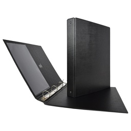[36440] Raccoglitore STELVIO 16 A4 4R nero 22x30cm SEI ROTA