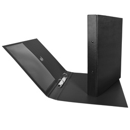 [25442] Raccoglitore STELVIO 25 A4 2R nero 22x30cm SEI ROTA