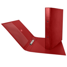 [25443] Raccoglitore STELVIO 25 A4 2R rosso 22x30cm SEI ROTA