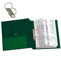 [25440] Raccoglitore STELVIO 25 A4 2R verde 22x30cm SEI ROTA