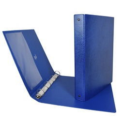 [25467] Raccoglitore STELVIO 25 A4 4R blu 22x30cm SEI ROTA