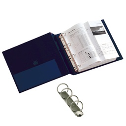 [25467] Raccoglitore STELVIO 25 A4 4R blu 22x30cm SEI ROTA