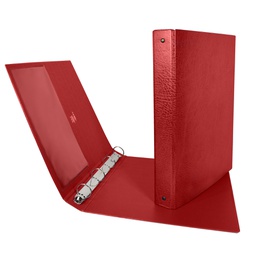 [25469] Raccoglitore STELVIO 25 A4 4R rosso 22x30cm SEI ROTA