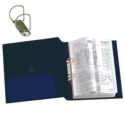 [25447] Raccoglitore STELVIO 40 A4 2D blu 22x30cm SEI ROTA