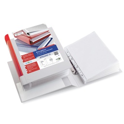 [25486] Raccoglitore STELVIO TI 40 A4 2D 22x30cm bianco personalizzabile SEI ROTA