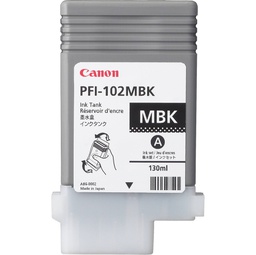 [CANINKPFI102OB] REFILL OPACO NERO MATTE PFI-102MBK IPF500/600/700