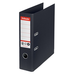 [94143] Registratore a leva Dorso 75mm nero CO2 neutral Esselte
