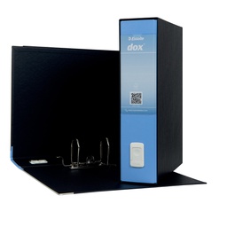 [51246] Registratore Dox 2 azzurro dorso 8cm f.to protocollo Esselte