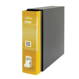 [51241] Registratore Dox 2 giallo dorso 8cm f.to protocollo Esselte