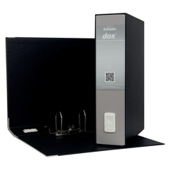 [51245] Registratore Dox 2 grigio chiaro dorso 8cm f.to protocollo Esselte