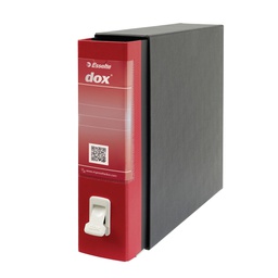 [51243] Registratore Dox 2 rosso dorso 8cm f.to protocollo Esselte