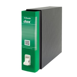 [51244] Registratore Dox 2 verde dorso 8cm f.to protocollo Esselte