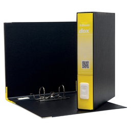 [51254] Registratore Dox 4 giallo dorso 5cm f.to commerciale Esselte
