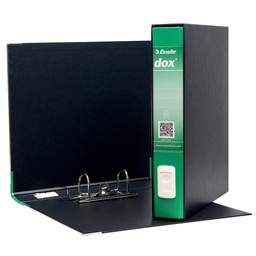 [51256] Registratore Dox 4 verde dorso 5cm f.to commerciale Esselte