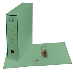 [62073] REGISTRATORE ECO NEW VERDE DORSO 8CM F.TO PROTOCOLLO