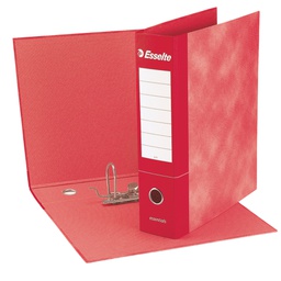 [50966] Registratore ESSENTIALS G73 rosso dorso 8cm f.to commerciale ESSELTE