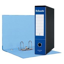 [50962] Registratore ESSENTIALS G75 blu dorso 8cm f.to protocollo ESSELTE