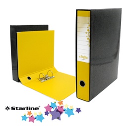 [STL4025] Registratore KINGBOX f.to protocollo dorso 5cm giallo STARLINE