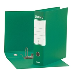 [50928] Registratore OXFORD G83 verde dorso 8cm f.to commerciale ESSELTE