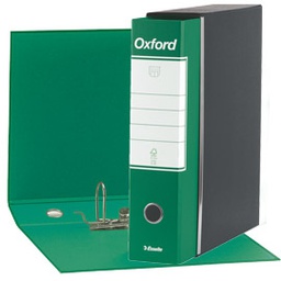 [50928] Registratore OXFORD G83 verde dorso 8cm f.to commerciale ESSELTE