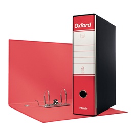 [50924] Registratore OXFORD G85 rosso dorso 8cm f.to protocollo ESSELTE