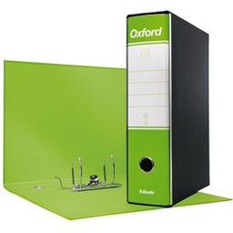 [63419] Registratore OXFORD G85 verde lime dorso 8cm f.to protocollo ESSELTE