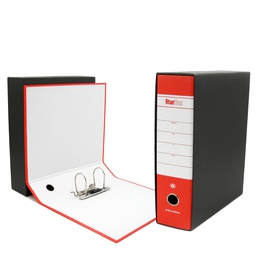 [STL4009] Registratore STARBOX f.to commerciale dorso 8cm rosso STARLINE