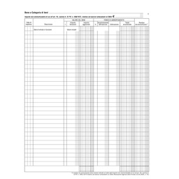 [88626] Registro beni ammortizzabili 45pag. num. 31x24,5cm DU136800000 Data Uffcio