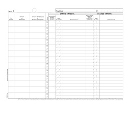 [88670] Registro carico/scarico equidi 46pag. num. 31x24,5cm DU138211000 DU