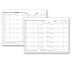 [88673] Registro carico/scarico ovini/caprini 46pag. num. 24,5x31cm DU138412000 DU
