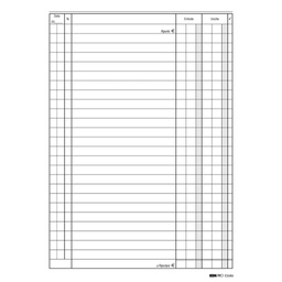 [50246] REGISTRO CASSA ENTRATE/USCITE 24X17 100PAG. E2686