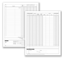 [88598] Registro Corrispettivi 16pag. num.31x24,5cm DU1386N0000 Data Uffcio