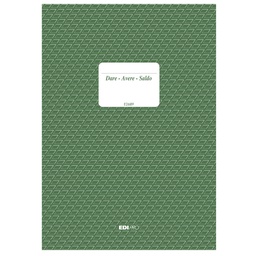 [50245] REGISTRO DARE/AVERE/SALDO 24X17 100PAG. E2689