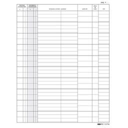 [51726] REGISTRO DICHIARAZIONE ESPORTATORI 31X24 100FG E2798