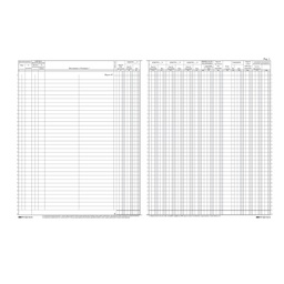 [51994] REGISTRO IVA ACQUISTI 22 PAG. NUMERATE 31X24,5CM E2116N EDIPRO