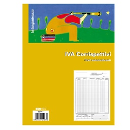 [50234] REGISTRO PRIMA NOTA IVA CORRISPETTIVI 29,7X23 13/13 FG AUTORIC. E2104A