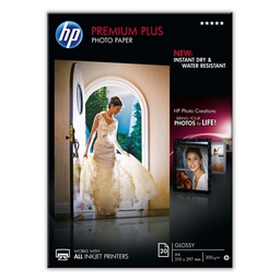 [HPCR672A] RISMA 20 FG CARTA FOTOGRAFICA HP PREMIUM PLUS PHOTO PAPER LUCIDA A4 300GR
