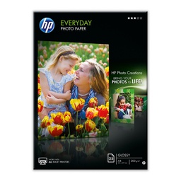 [HPQ5451A] RISMA 25 FG CARTA FOTOGR. HP EVERYDAY PHOTO PAPER SEMI LUCIDA A4 200gr
