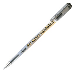 [79429] Roller gel per tessuto 1,0mm inchiostro permanente nero PENTEL