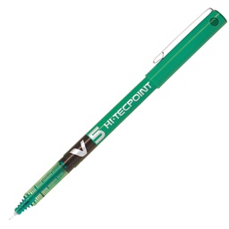 [34537] ROLLER HI-TECPOINT V5 VERDE PILOT