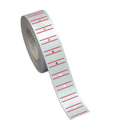 [32484] Rotolo 1000 etichette 21x12mm bianche permanenti rigate x TOWA GS-GM-MOTEX 5500