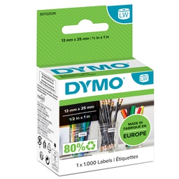 [46891] ROTOLO 1000 ETICHETTE MULTIUSO RIMOV. 13X25MM X DYMO LW 113530