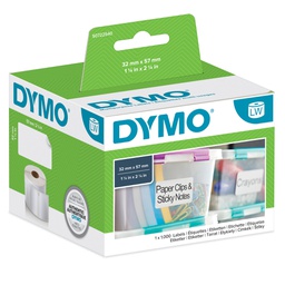 [46892] ROTOLO 1000 ETICHETTE MULTIUSO RIMOV. 57X32MM X DYMO LW 113540