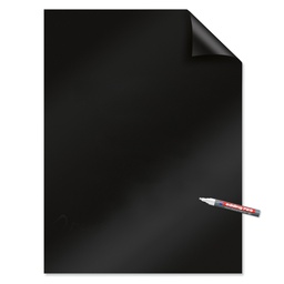 [67704] ROTOLO 25FG ELETTROSTATICI 60x80CM NERO MAGIC CHART Legamaster